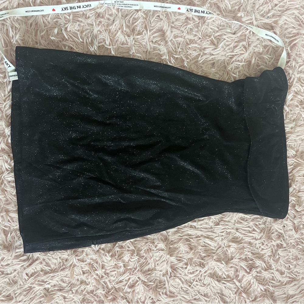 🖤BLACK LUCYINTHESKY SPARKLY DRESS🖤SIZE S